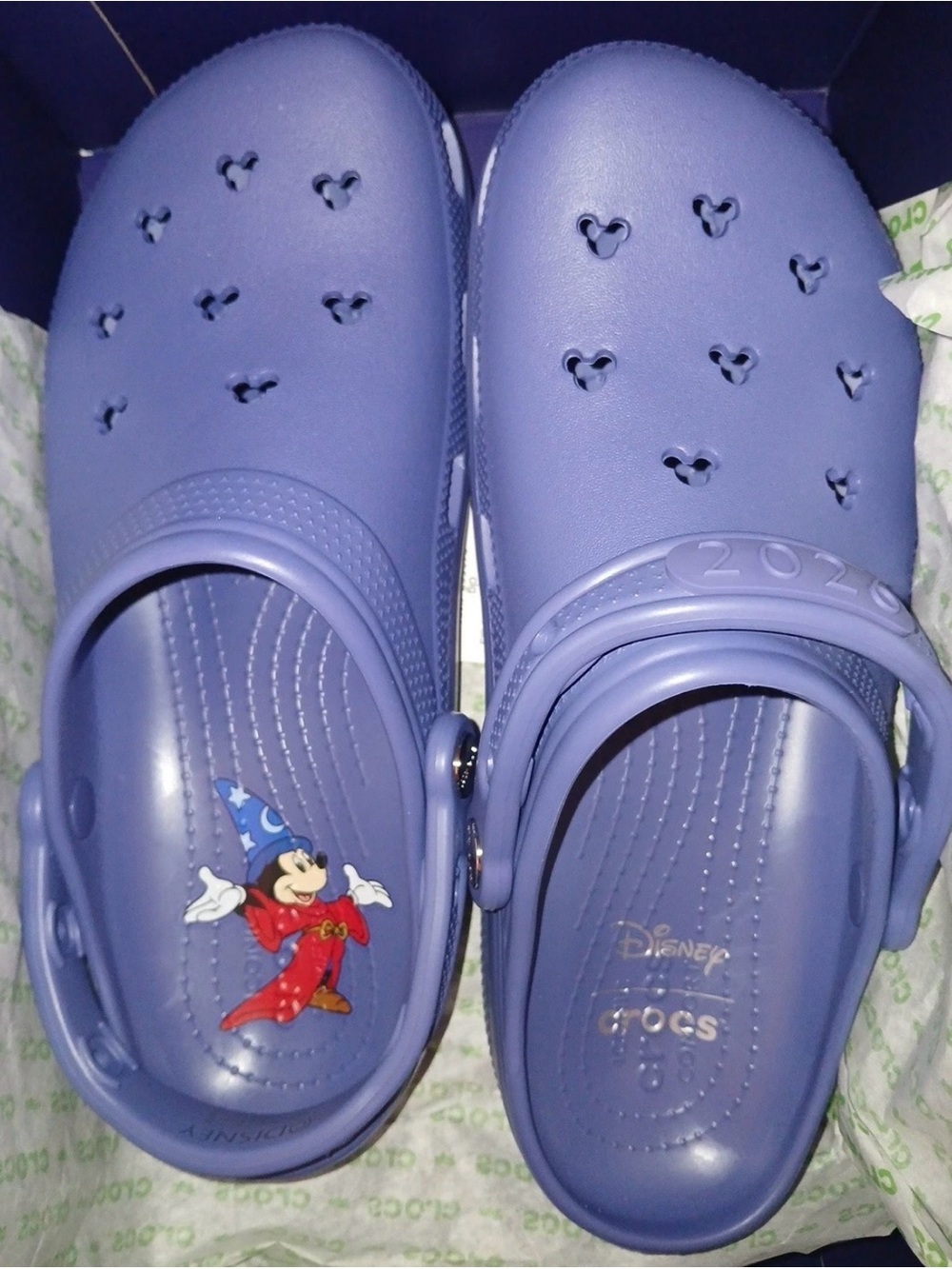 Disney D23 2026 Exclusive Mickey as The Apprentice Crocs M/5 W/7 NIB